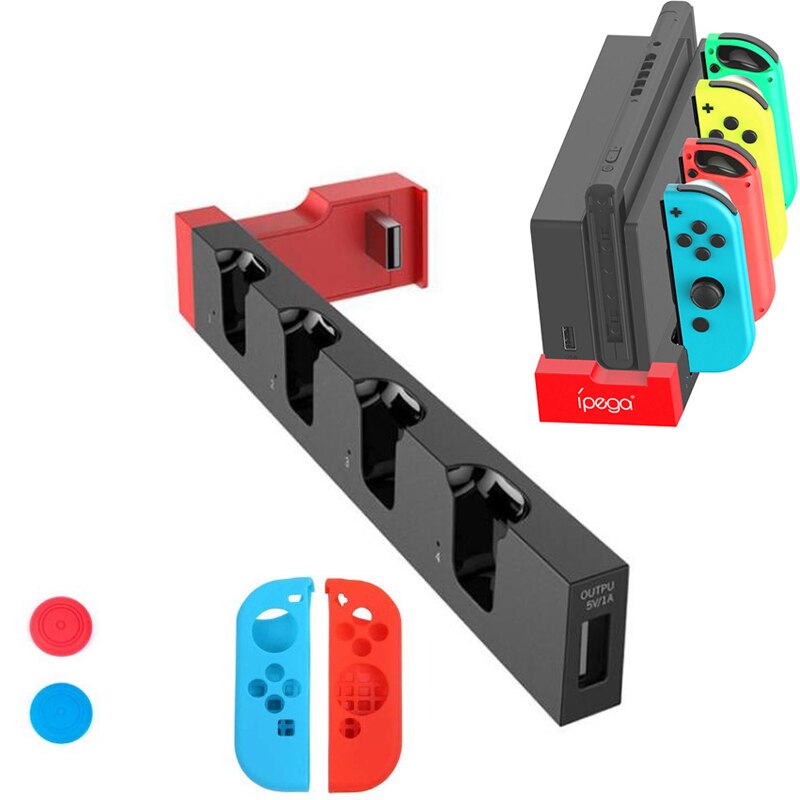 Switch Joy Con Controller Charger Dock Stand Station Holder for Nintendo Switch NS Joy-Con Game Charging Power Supply: charger kits