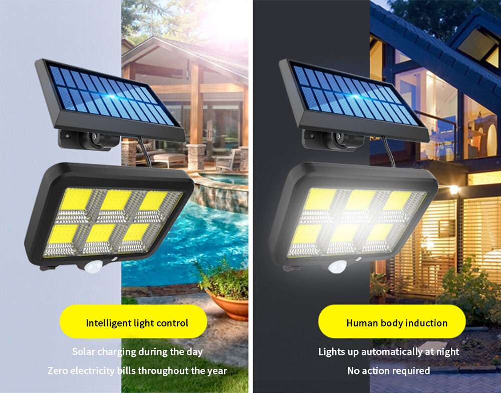 Linkind Solar Bewegingslamp – 2 Stuks, 6500K, 650 Lm, IP67 Waterdicht, Draadloos, Voor Tuin En Oprit