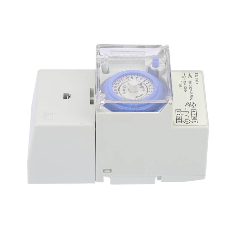 Timer Switch 110 to 230v SUL181H 24 Hours Analog Mechanical Timer Manual/Auto Controller Time Switch Digital Timer