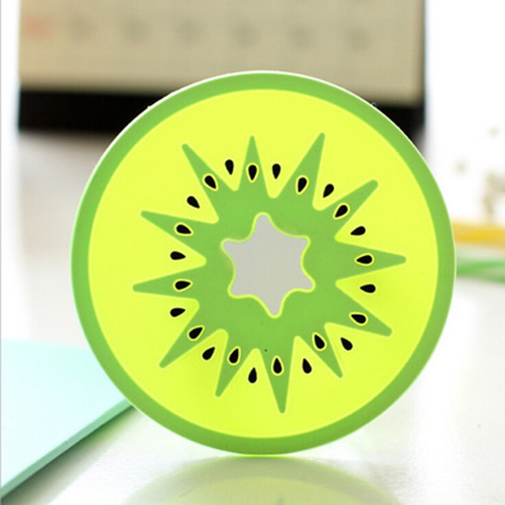 Fruit Shape Cup Coaster Silicone Slip Insulation Pad Cup Mat Drink Holder Mug Stand Home Table Decorations Kitchen Accessory
