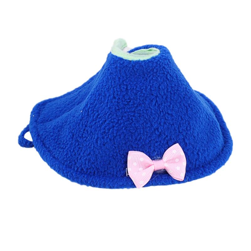 1Pc Vogel Erholung Weiche Kragen Elisabethanischen Nacken Kragen Papagei Kragen Einstellbare Halsbänder 4 Farben Kakadu Liebe Vogel Zubehör: 1pc Blau / XS