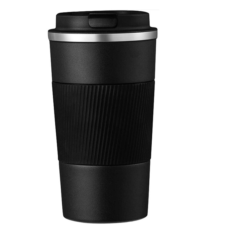Travel Mug Reusable Insulated Coffee Cups Vacuum Insulation Stainless Steel Thermal Bottle for Cold Drinks 500Ml: Default Title