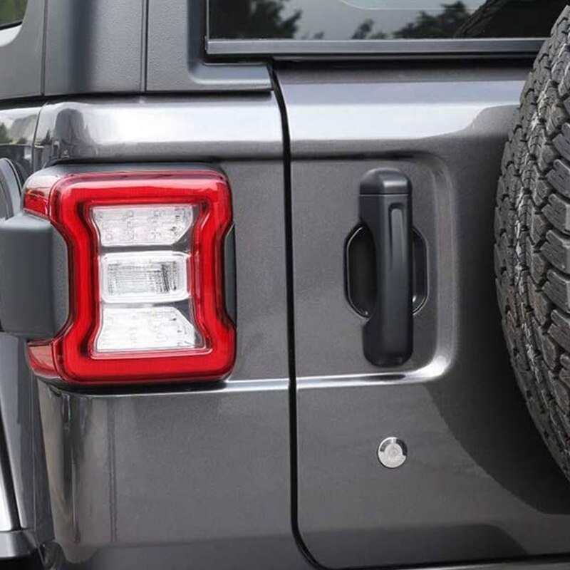 5Psc Deurklink Kom Cover Trim Frame Decor Deurgreep Recess Guard Voor Jeep Wrangler Jl (4 Deur)