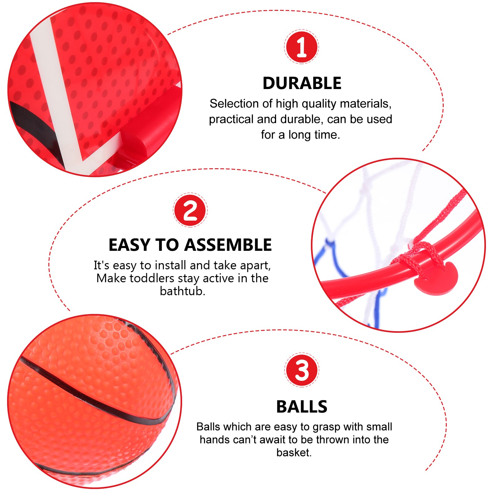 1Set Basketball Shooting Training Exercising Throwing for Indoor Kid Children