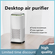 Air Purifier Anion Air Purification Activated Carbon Air Freshener Ionizer Cleaner Dust Cigarette Smoke Remover USB