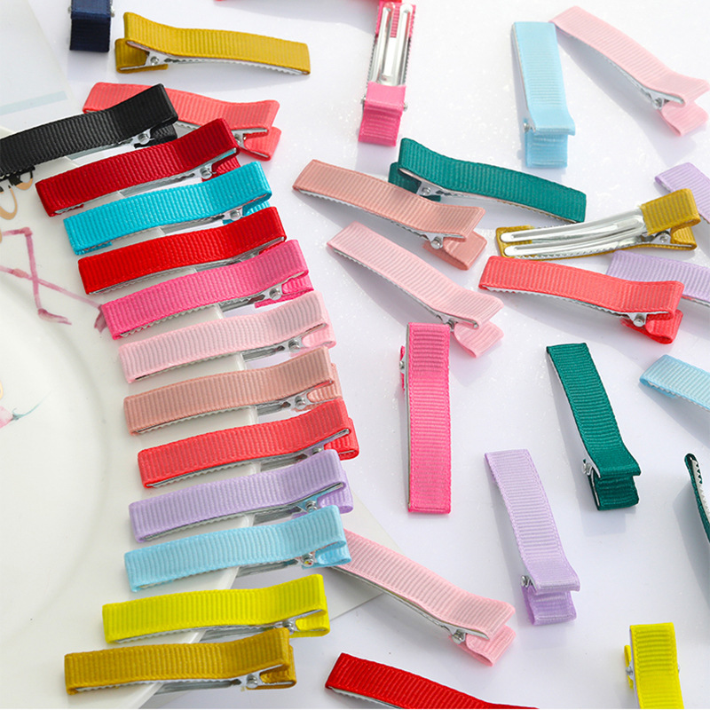 40 peças 1.8 "totalmente forrado diy grampos de cabelo de jacaré presilhas de cabelo para cabelos finos bebês meninas crianças em pares: Lavanda