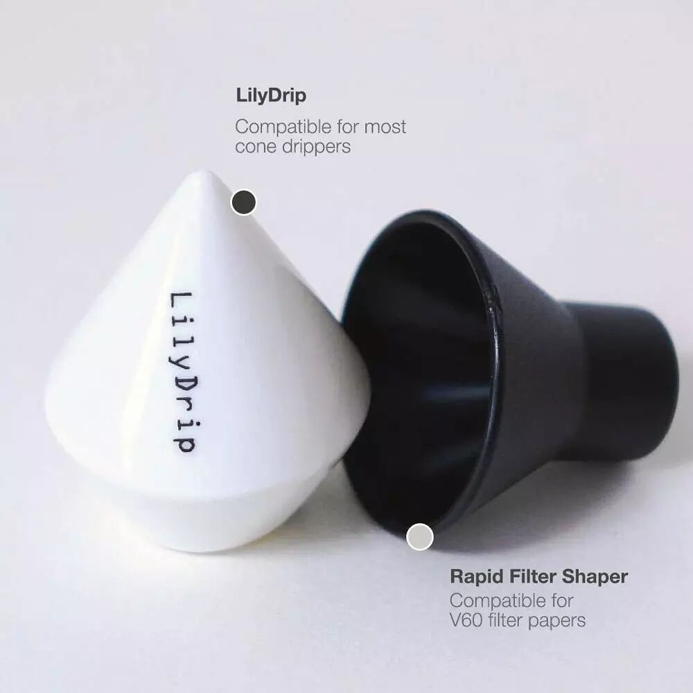 Lilydrip-transformador de gotero de café, convertidor de filtro de papel, inversor Compatible con la mayoría de gotero cónico V60, ayuda a la elaboración