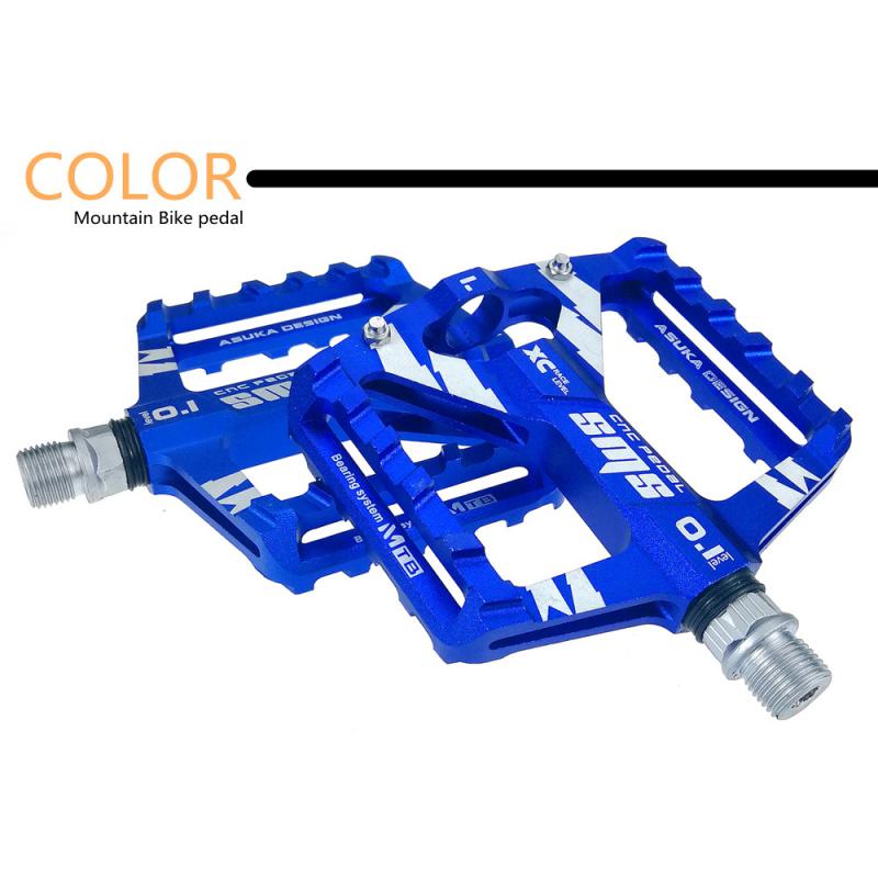 Pedais de bicicleta plana mtb rolamentos estrada pedais mtb mountain bike ciclismo pedais de largura acessórios da bicicleta parte livramento dropshipping