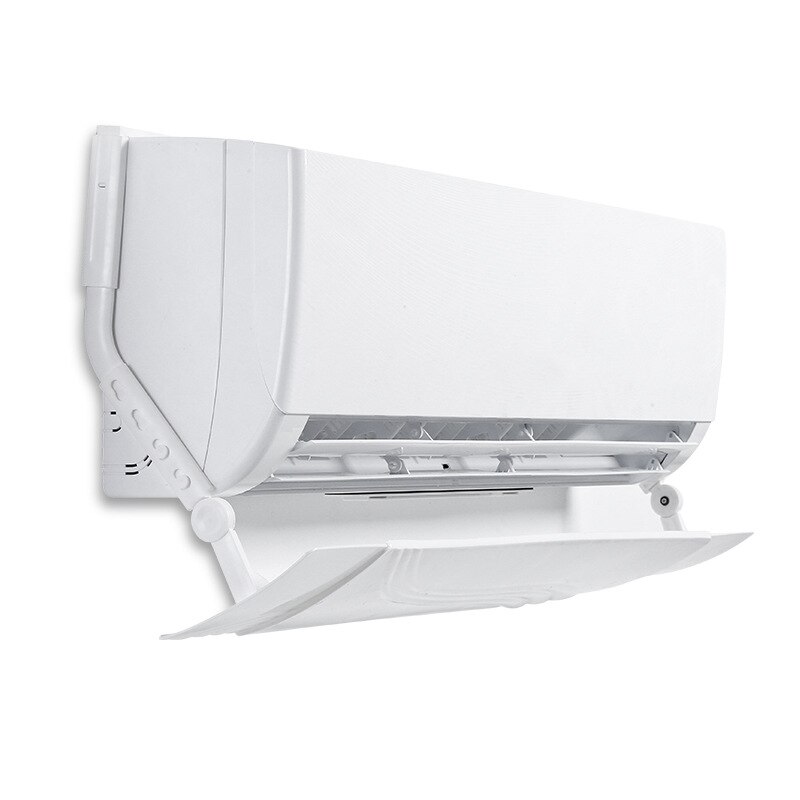 Airconditioning Deflector voor plafond, centrale airconditioning, voorkomt de lucht uit bellen, hoek instelbaar, geschikt voor 54 – 84 cm, lichte kunststof (eendelig
