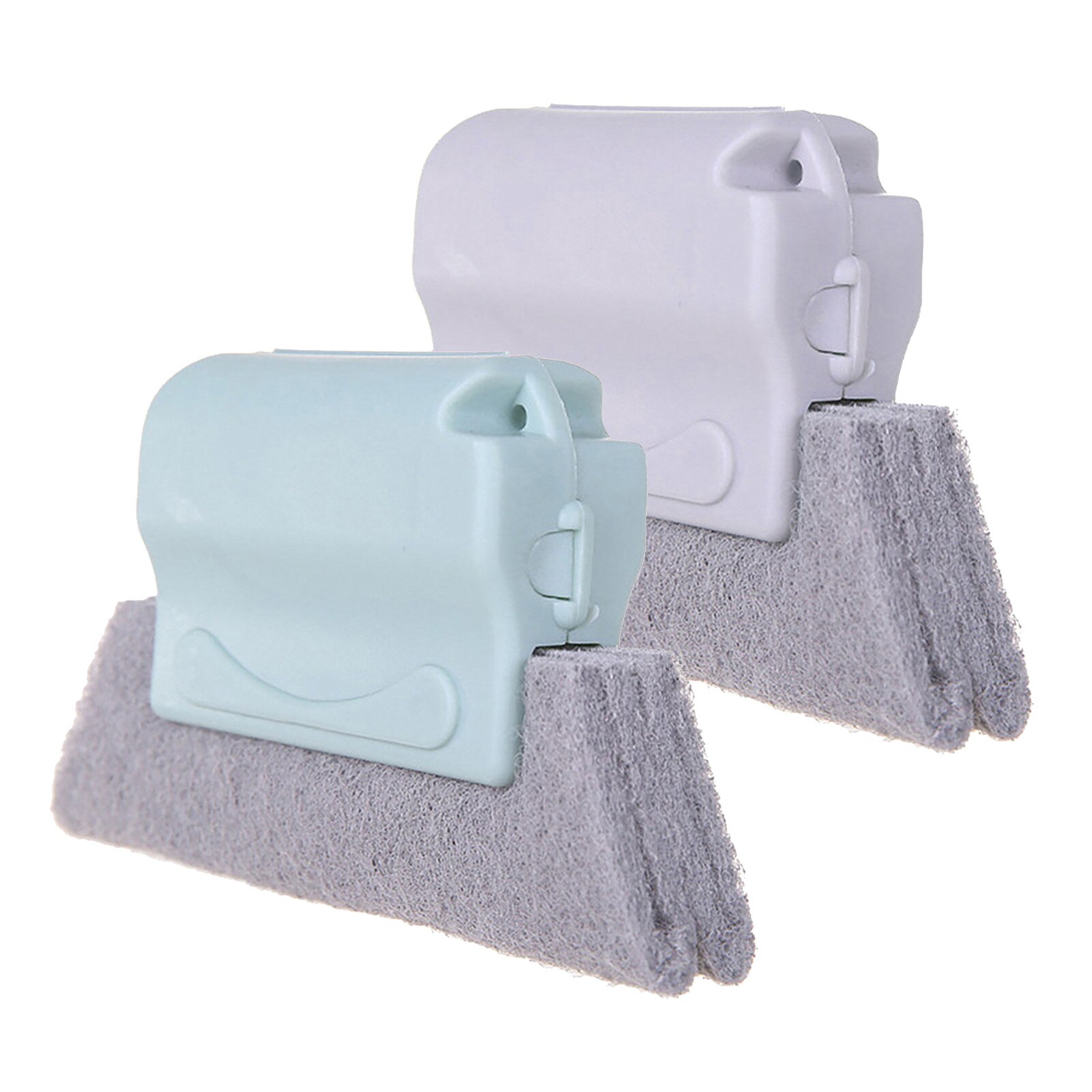 2 Venster Reinigingsborstel Venster Groef Schoonmaakdoekje Windows Slot Cleaner Brush Voor Glazen Deur Vloer Kloof Huishoudelijke Schoonmaken Tool