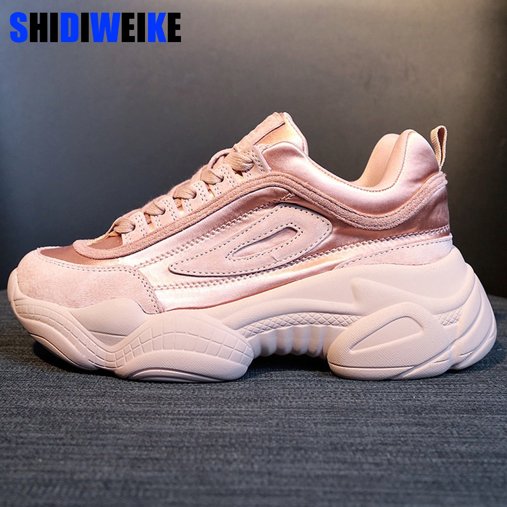 Zapatillas de mujer cesta mujer tenis plataforma femenina zapatos blancos zapatillas de mujer con cordones punta redonda zapatos de mujer primavera otoño