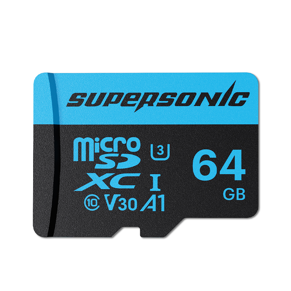 Supersonic micro sd card  c10 32gb 64gb 128gb 256gb u3 4k high speed cartao de memoria flash memory tf mecard  c10: 64 gb