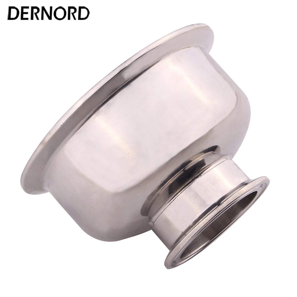 DERNORD 4 ''tot 2'' Tri Klem Kom Reducer, Sanitaire Montage Rvs 304, halfbolvormige Tri-clamp Reducer