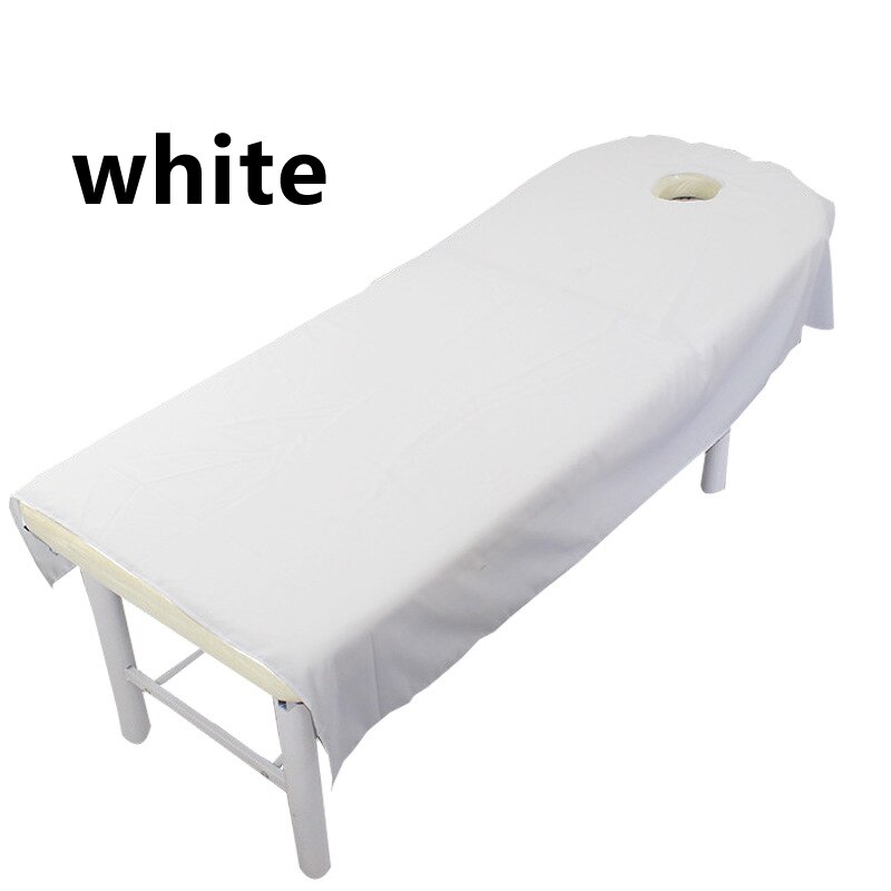 Draps de Salon de beauté, couverture de Table de lit avec trou, traitement de Massage SPA beauté 1 pièces: 1
