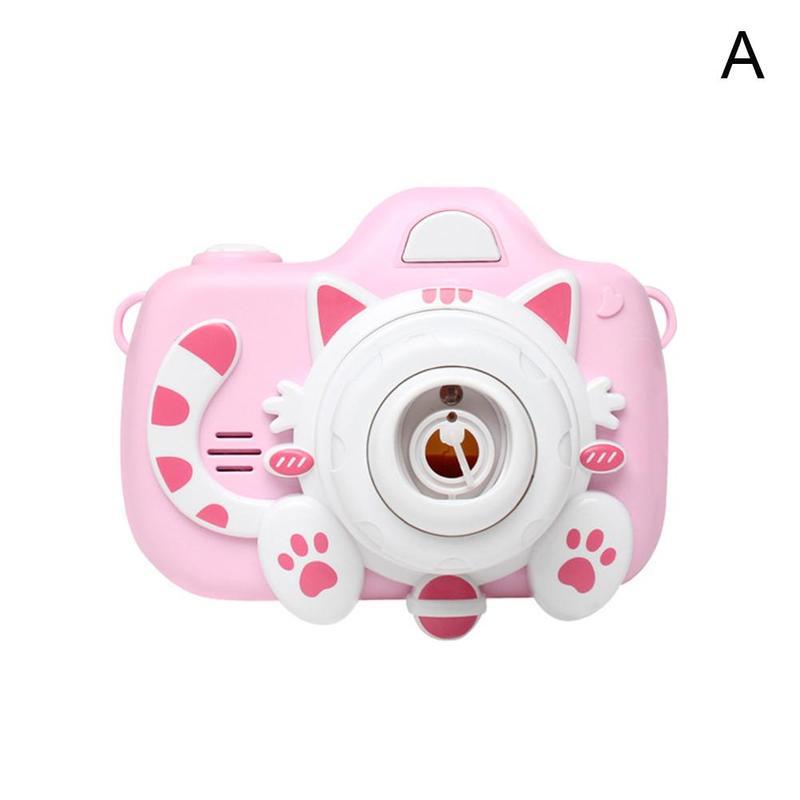 Musica Leggera elettrica Bambini Bolla Ventilatore Carino Gatto Mucca Giocattoli Della Bolla di Sapone per Bambini per Bambini Macchina Macchina della Bolla Macchina Fotografica Automatica F8F5
