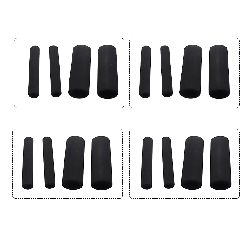 Motorcycle Anti Vibration Handle Cover Bar Foam Comfort Slip Over Grips Universal Heat Shrinkable Grip handlebar Cover Sleeve: Ivory
