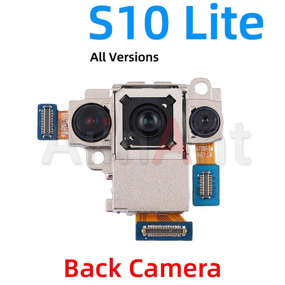 Originálny hlavný zadný fotoaparát pre samsung galaxy  s10 plus lite e  s10e g970 g973 g975 g977 g770 horný predný flex kábel fotoaparátu: S10 lite späť