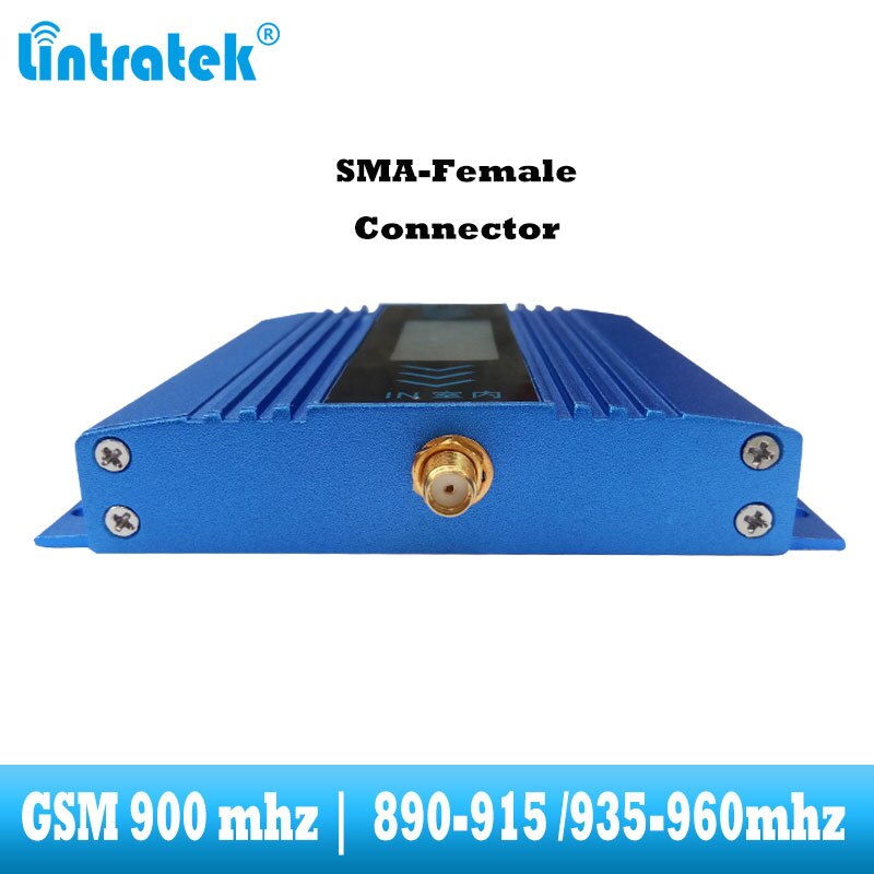 Lintratek amplificateur de Signal GSM 900mhz amplificateur de communication de signal cellulaire GSM 900 voix et appel 2G répéteur + antenne Yagi