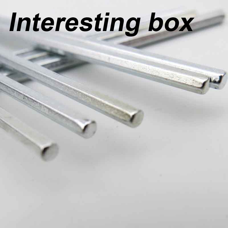 1.8mm hexagonal shaft four-wheel drive axle short shaft deceleration shaft model DIY material 100mm 10 cm