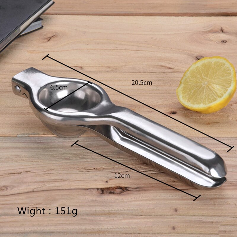 Stainless Steel Lemon Squeezer Durable Convenient Manual Juicer Multifunction Anti-Corrosive Citrus Press Squeezer Kitchen Tools