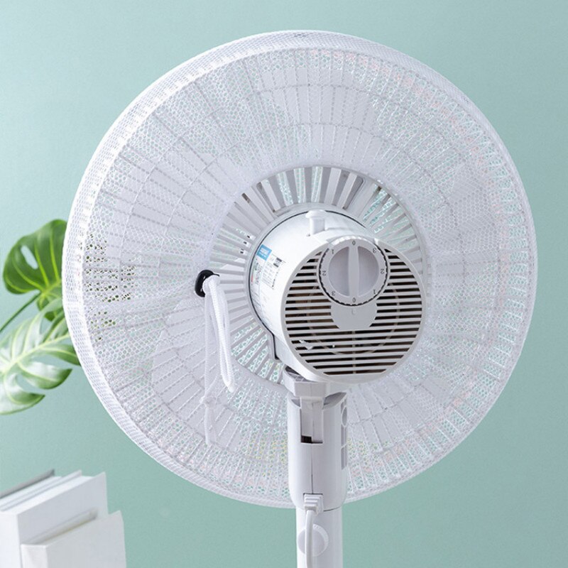 Transparent Electric Fan Circle Dust Cover Household Dustproof Cap Baby Kid Finger Protective Fan Cover Safety Net Storage Bag