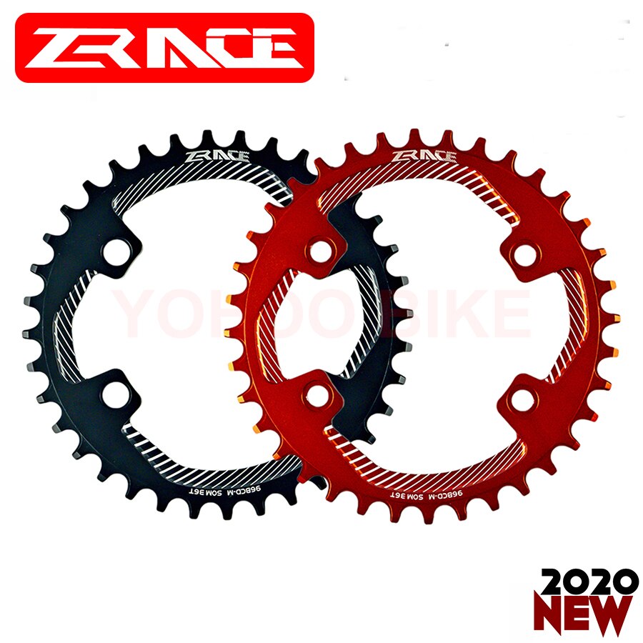 ZRACE bicicleta BCD 96 ancho estrecho bielas dentado plato rueda MTB montaña para Shimano M8000 M7000 M6000,32T 34T 36T 38T