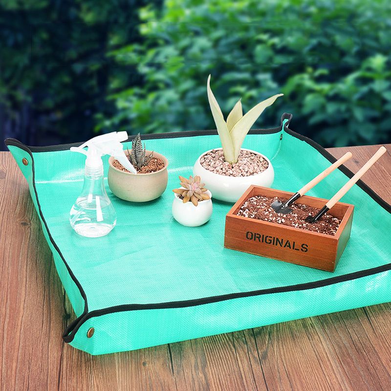 Almohadilla para maceta de jardinería, alfombrilla impermeable para maceta, amasadora para trasplantar suciedad, herramienta de sacrificación para repostería de ropa de trabajo