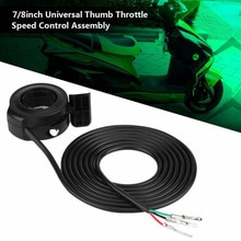 Electric Bike Gas Handle Thumb Throttle Speed Control Left Right Handle for Electric Bike E-Bike Scooter Gas Handle Accessories