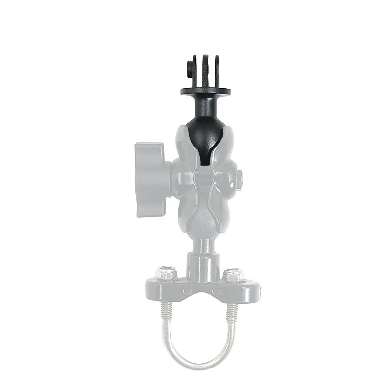 Bola de 1 pulgadas para reposacabezas de coche, soporte para GPS con cabeza de bola, Base de 10mm para motocicleta GoPro Yi Insta360, accesorios para teléfono con cámara