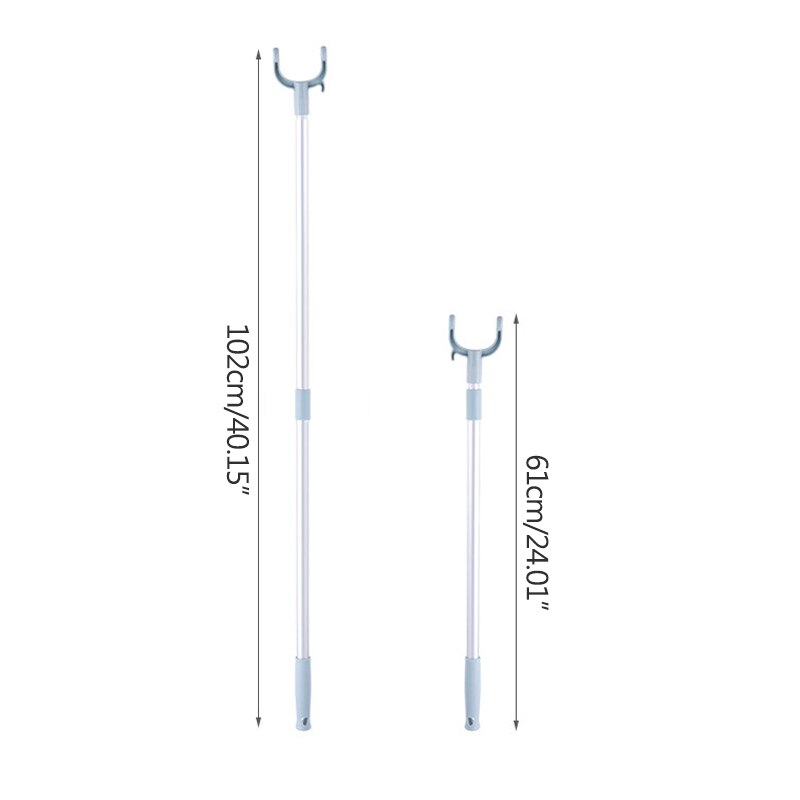 Kleding Staaf Thuis Telescopische Kleren Staaf Balkon Picking Pole Slaapzaal Versterking Aluminium Kleren Staaf Kleren Staaf