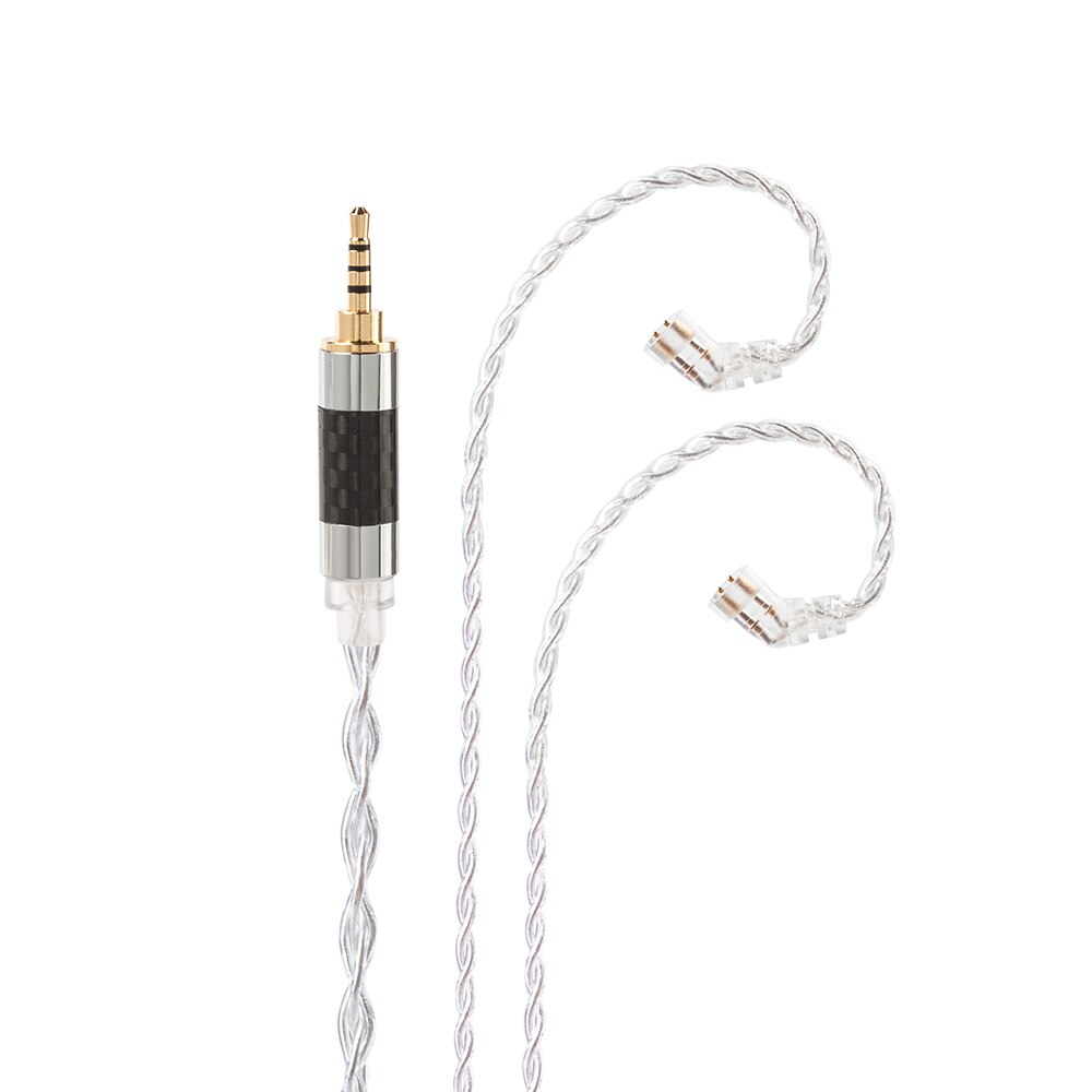 Yinyoo 4 Core Upgrade Verzilverd Kabel 2.5/3.5/4.4Mm Gebalanceerde Kabel Voor Blon BL-03 BL-05 BL05 zsn Pro ZS1O Pro