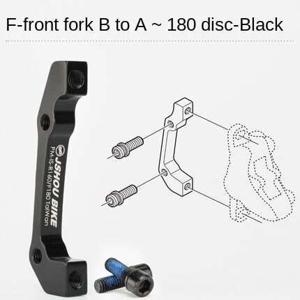 Bicycle Mountain Bike Disc Brake Transition Socket 160 Bicycle 180 203 Disc Fork Rear Brake Transition Socket: L