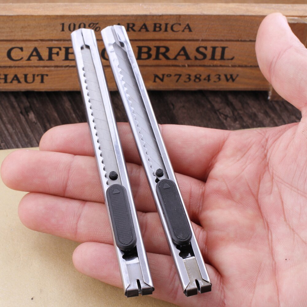 Snap Off Snap-Off Blade Cutter Knife Paper Student Office Stationery Art Box Package Open Opener Parcel Handicraft Sharp