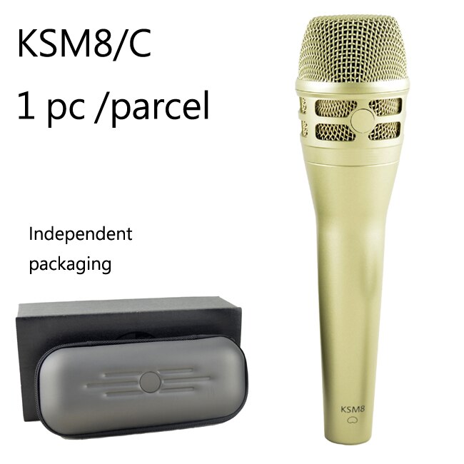KSM8/N , KSM8/B Bedrade Dynamische Cardioid Professionele Zangmicrofoon, KSM8 Bedrade Zangmicrofoon: 1 piece Nickel