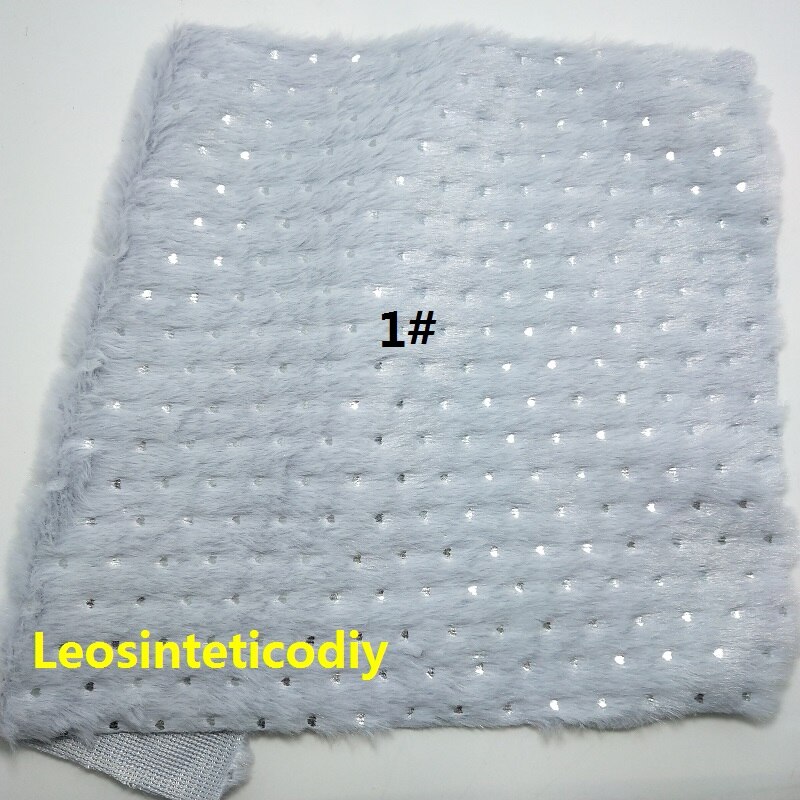 1pc 21 x 29cm synthetisch leer, cuero sintetico imitatiebontleer met zilveren hartjes voor het maken van strikken en accessoires  t62