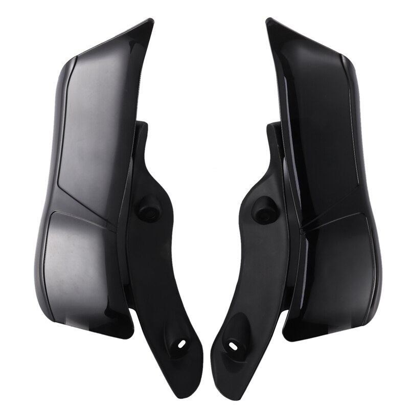 Black Adjustable Wind Side Wing Windshield Air Deflector for Touring Road Glide FLTRX Motorcycle Accessories