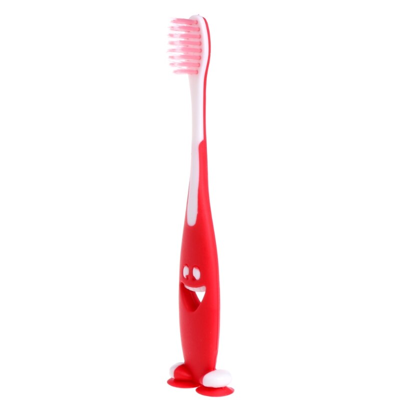 Cepillo de dientes de cerdas suaves para bebé, limpiador de dientes sonriente, conjunto de entrenamiento para el cuidado Dental, 3 uds.