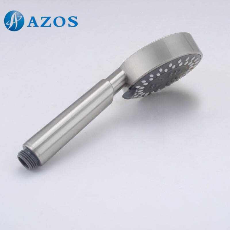 Three Function Hand Shower Head with Adjustable Slide Bar, Brushed SUS304 Stainless Steel Color LYTZ068