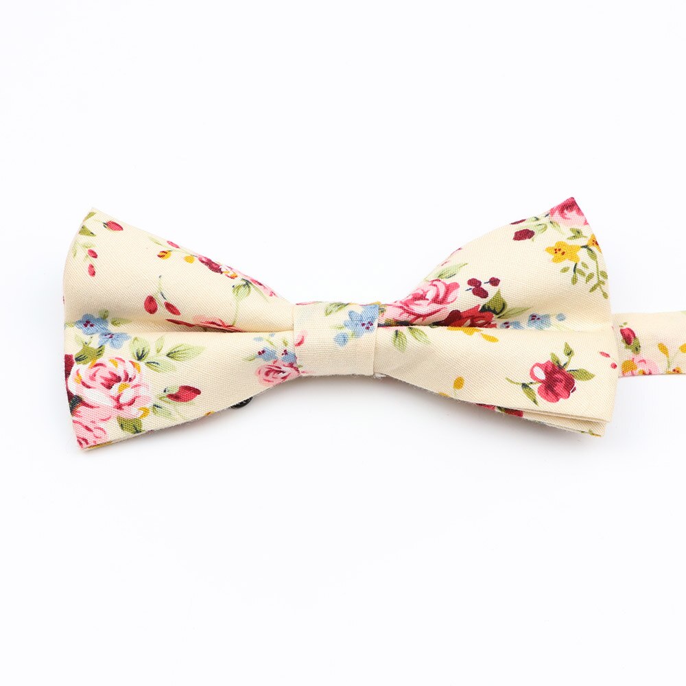 Kleurrijke Bloemen Strikjes Mode Katoen Print Bowtie Stropdassen Voor Mannen Wedding Party Pakken Gravata Vlinder Sjaaldassen: 41