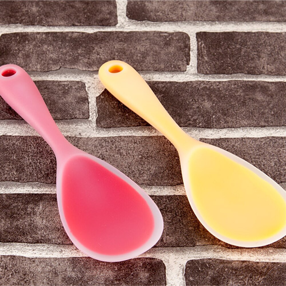 1PC Kitchen Tool Rice Server Rice Spoon Silicone S... – Vicedeal