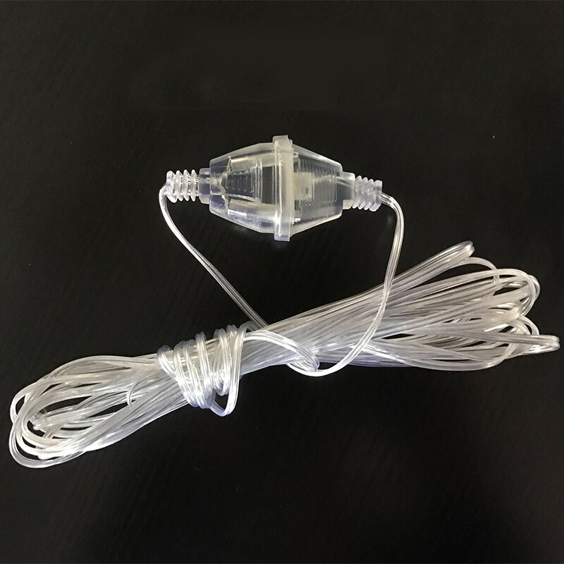 2.5M Extension Wire EU Plug Met Aan/Uit Schakelaar Voor String Lights (Alleen Met String Lights bestellingen)