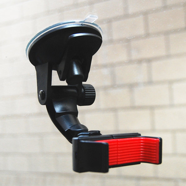 Opvouwbare Auto Telefoon Houder Voorruit Window Display Auto Telefoon Houder Uitschuifbare GPS Stand Mount Ondersteuning 360 Draaibaar: Default Title