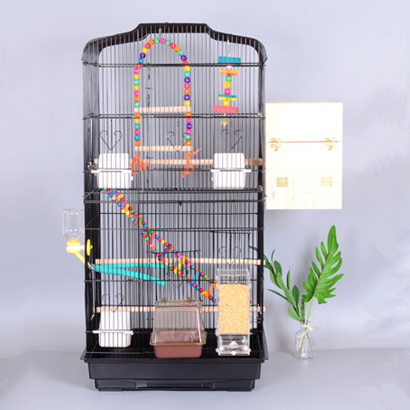 1 Pcs Parrot bird cage extra large luxury large peony gray parrot cage metal breeding gray parrot bird cage