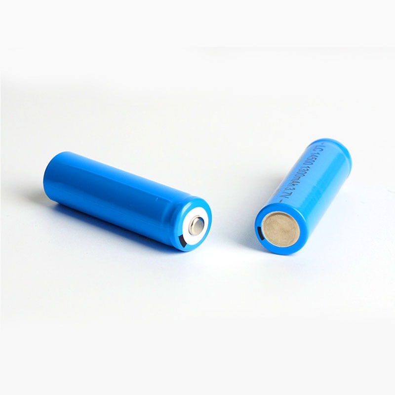 Aa 14500 1300 mah 3.7 v litiumion oppladbart li-ion batteri til ledet lommelykt hodelykt