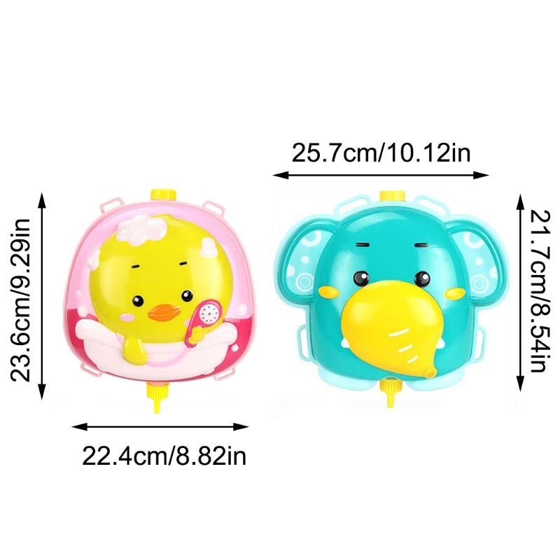 Zomer Kinderen Leuke Rugzak Squirt Water Speelgoed Strand Zwembad Water Speelgoed Xxfe