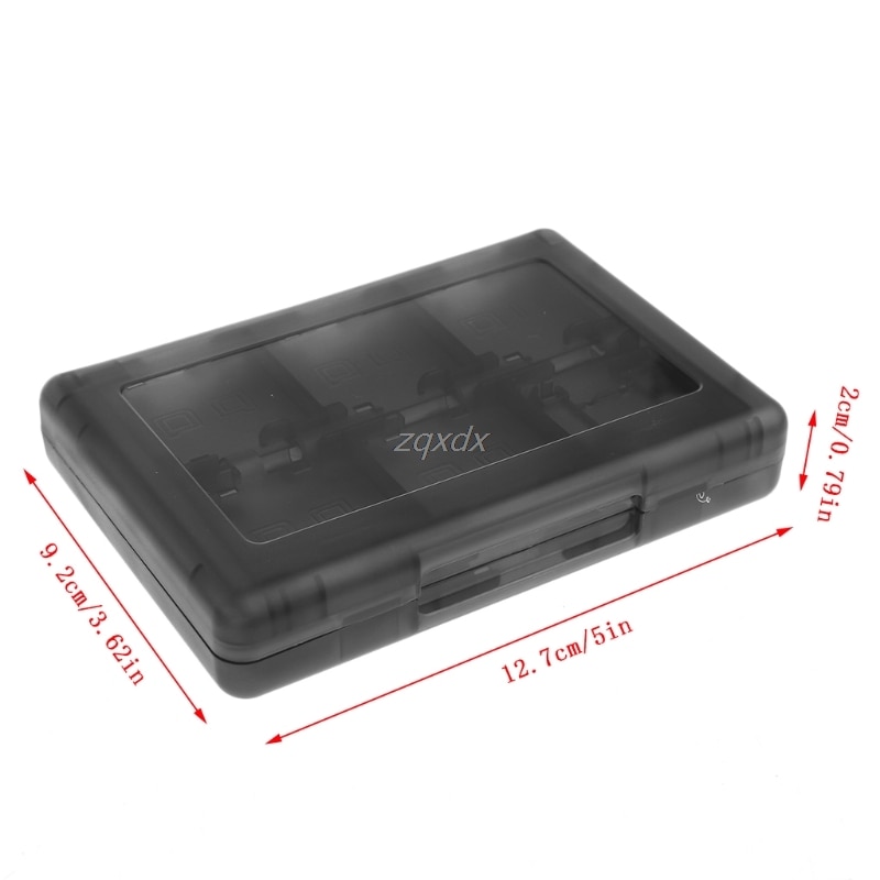 28-In-1 Black Game Card Case Holder Cartridge Storage Box For Nintendo DS 3DS Whosale