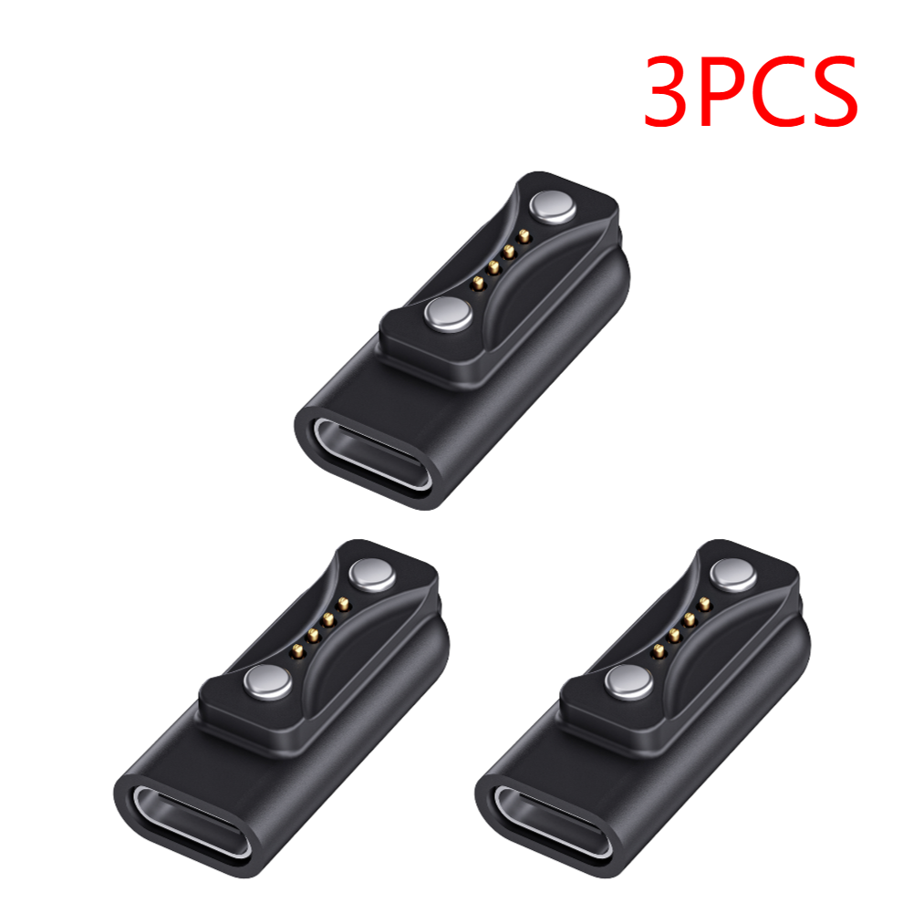 USB C Magnetic Watch Charger Connector Watch Charging Adapter for Polar Pacer /Pacer Pro for Ignite 3/Vantage V3: Black Yellow
