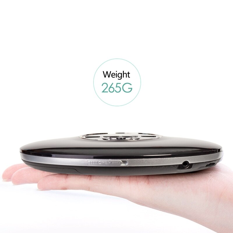 Round Style Portable CD Player Headphone HiFi Music Reproductor CD Walkman Disc Player Shockproof Lecteur CDRound Style Portable