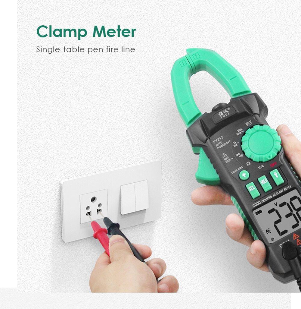 Ac / dc klemme multimeter vfc digital klemme meter... Grandado