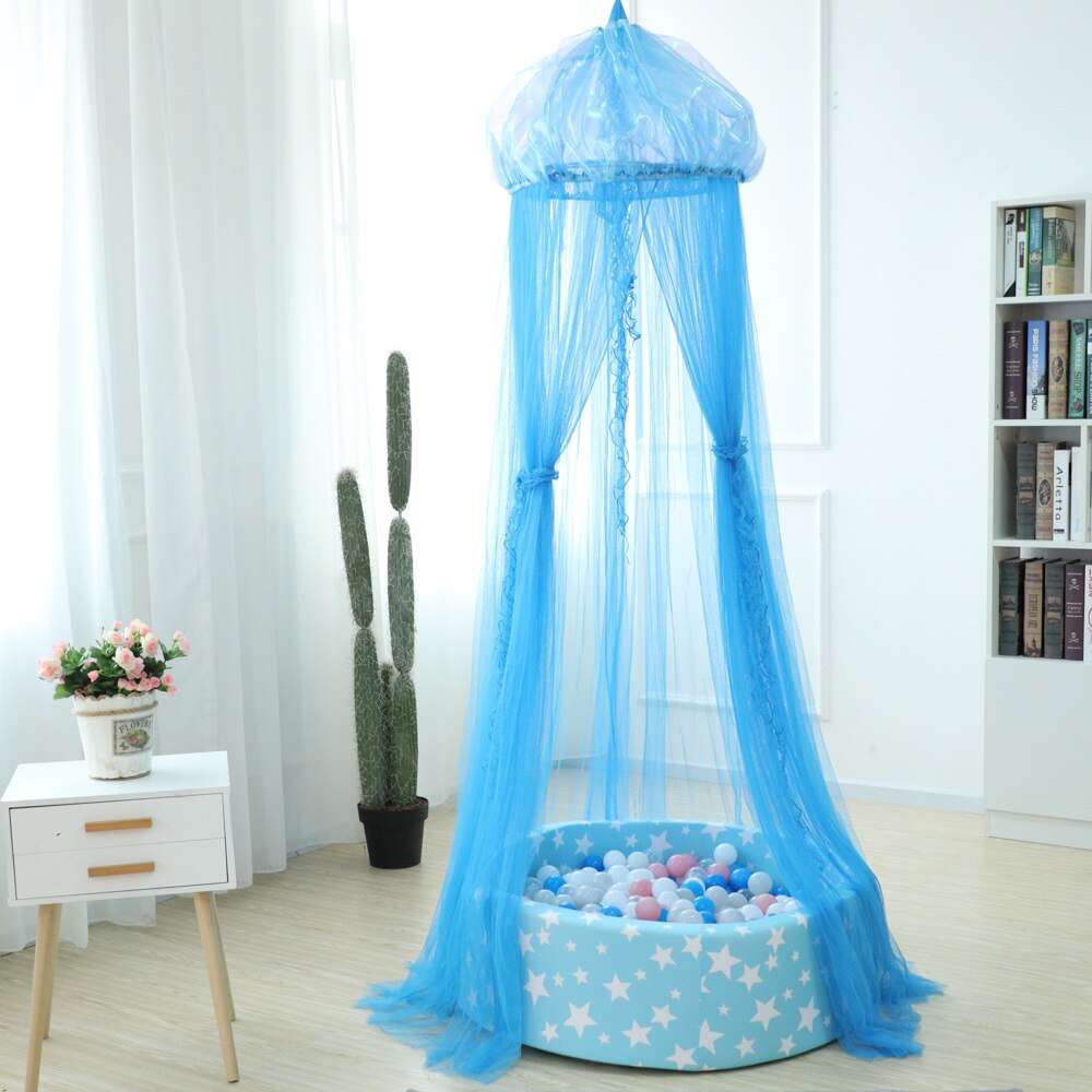 Camera dei bambini zanzariera tenda meduse cupola addensata ad alta densità tenda da letto sospesa biancheria da letto per bambini culla rete Decor